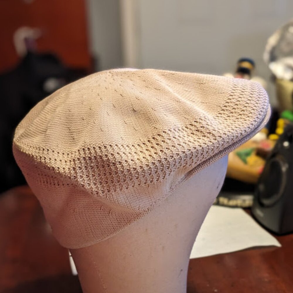 Kangol Beige Flat Cap